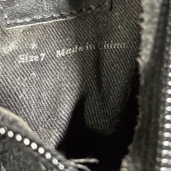 Dolce Vita Onyx Suede Fringe Ankle Boot Block Heel Boot Bootie Size 7 Side Zip - Picture 9 of 9